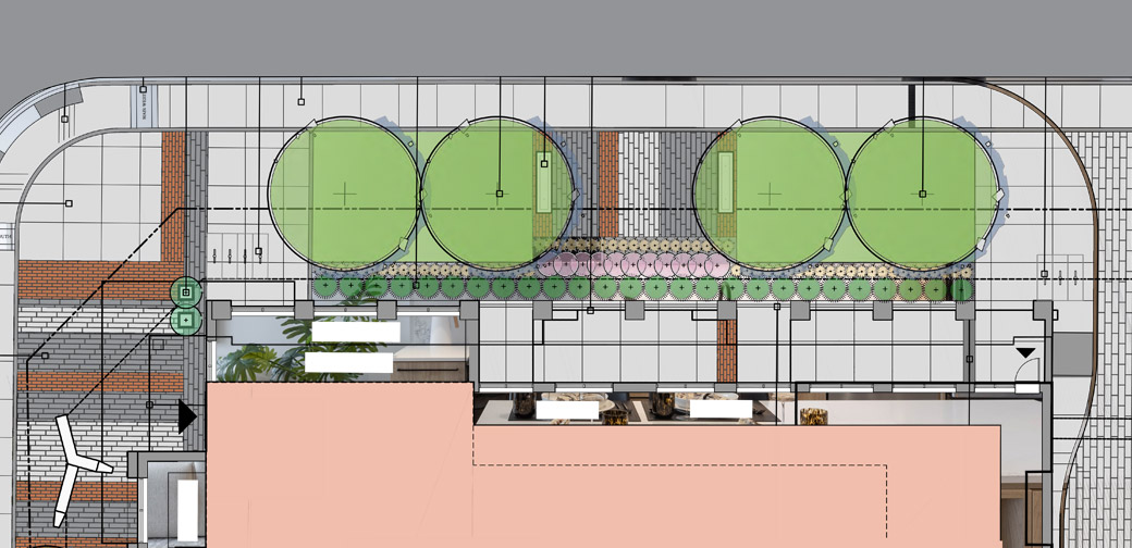 The Belmont Approach - Aerial Rendering